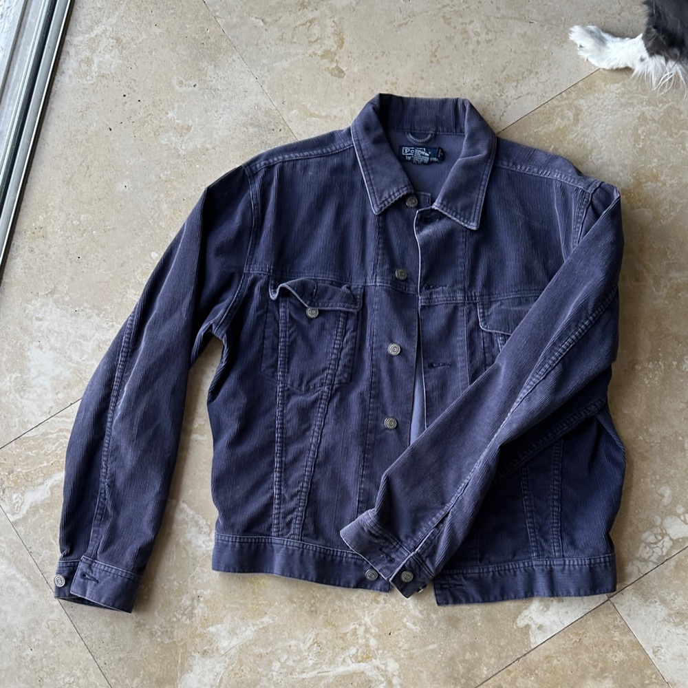 Ralph Lauren Polo Corduroy Jacket in Deep Gray